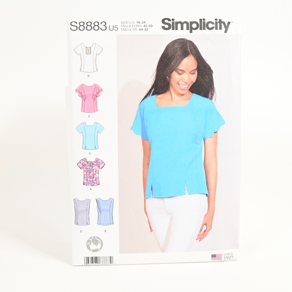 Simplicity Sewing Pattern S8883 Misses Size 16-24 Uncut Factory Folded